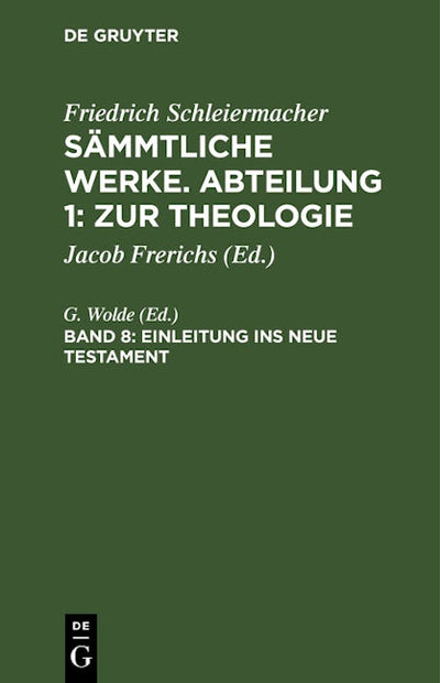 Einleitung ins neue Testament