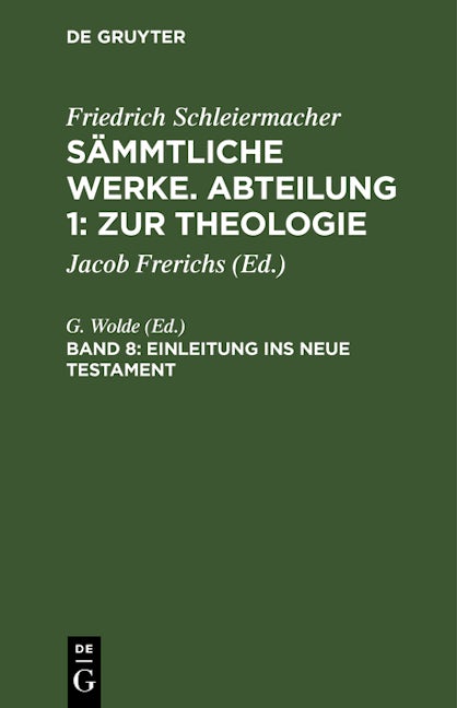 Einleitung ins neue Testament