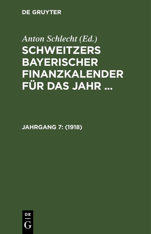 Cover image for 1918, isbn: 9783112631737