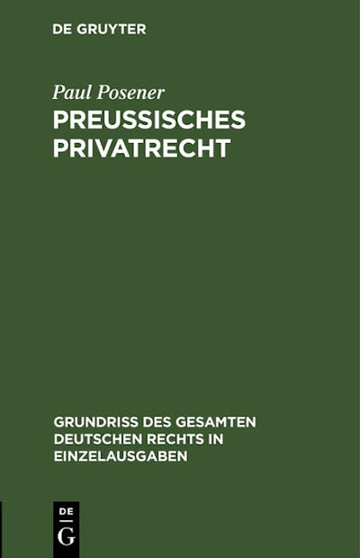 Preußisches Privatrecht