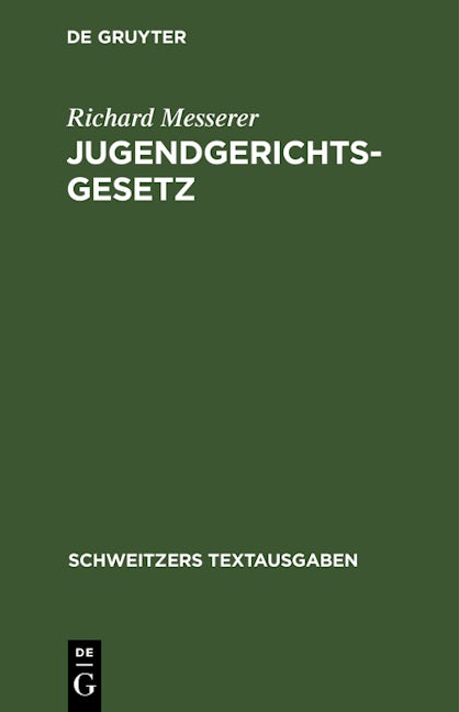 Jugendgerichtsgesetz