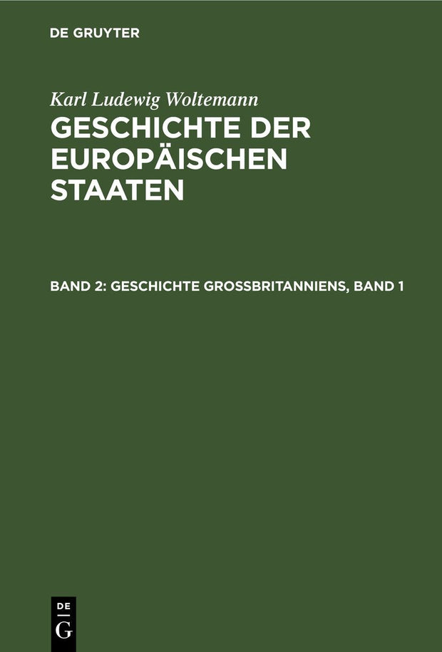 Cover image for Geschichte Großbritanniens, Band 1, isbn: 9783112635216