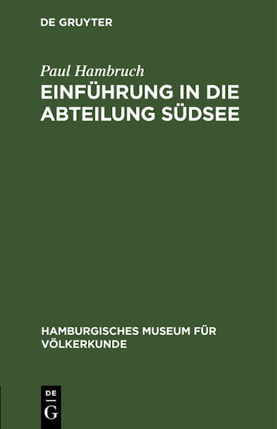 Einführung in die Abteilung Südsee