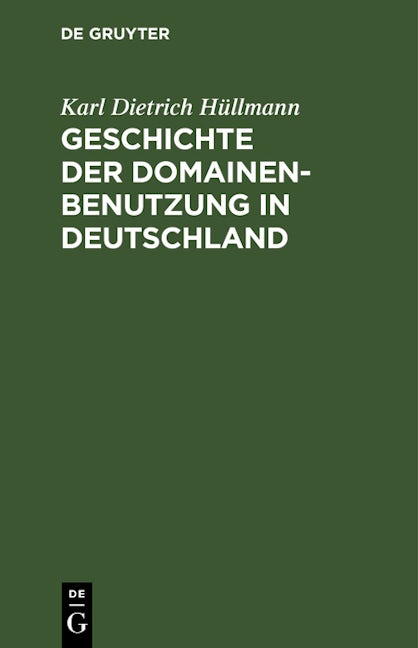 Geschichte der Domainen-Benutzung in Deutschland