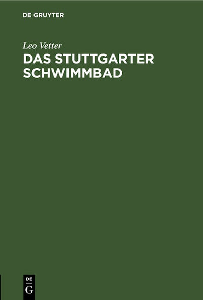 Das Stuttgarter Schwimmbad