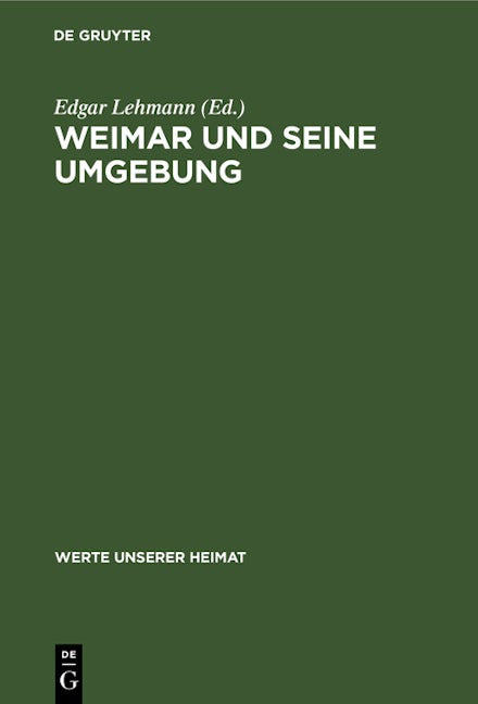 Weimar und seine Umgebung