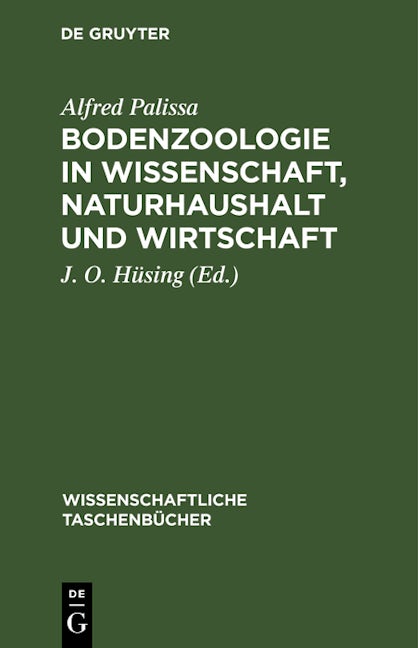 Bodenzoologie in Wissenschaft, Naturhaushalt und Wirtschaft