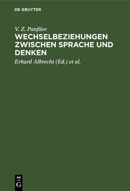 Wechselbeziehungen zwischen Sprache und Denken