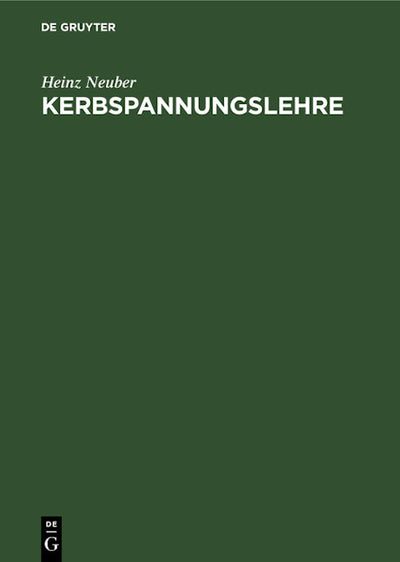 Kerbspannungslehre