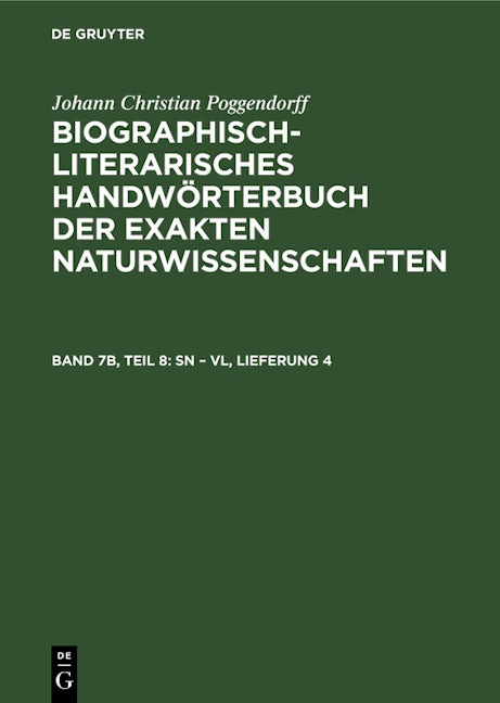 Sn – Vl, Lieferung 4