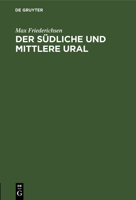 Der Südliche und Mittlere Ural