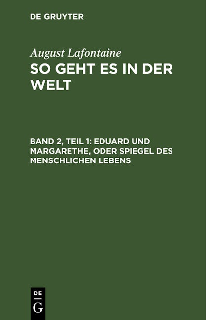 Eduard und Margarethe, oder Spiegel des menschlichen Lebens