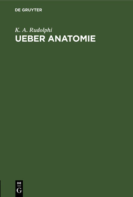 Ueber Anatomie