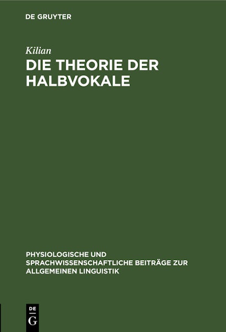 Die Theorie der Halbvokale