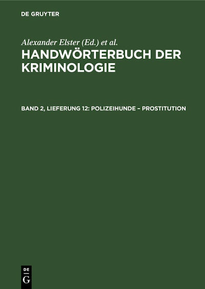 Polizeihunde – Prostitution