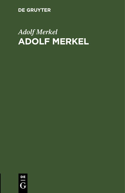 Adolf Merkel