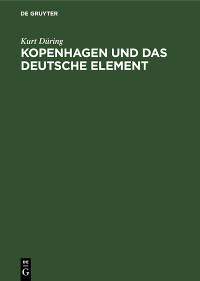 Kopenhagen und das deutsche Element