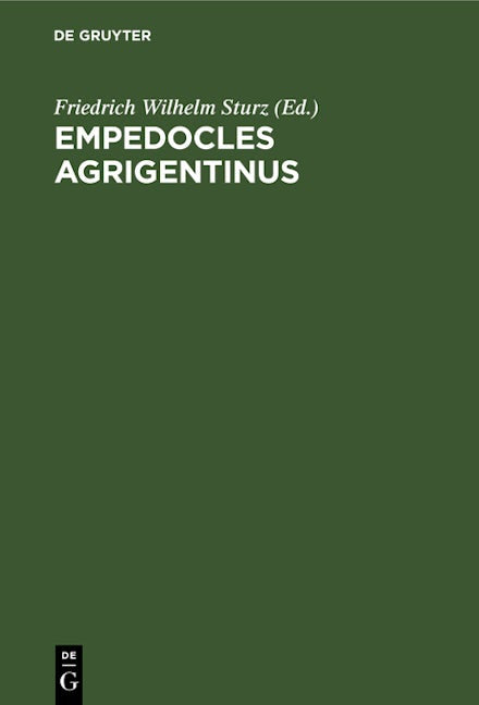 Empedocles Agrigentinus