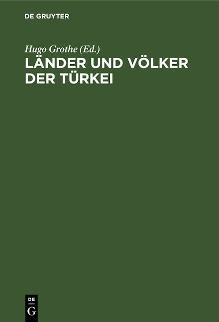Länder und Völker der Türkei