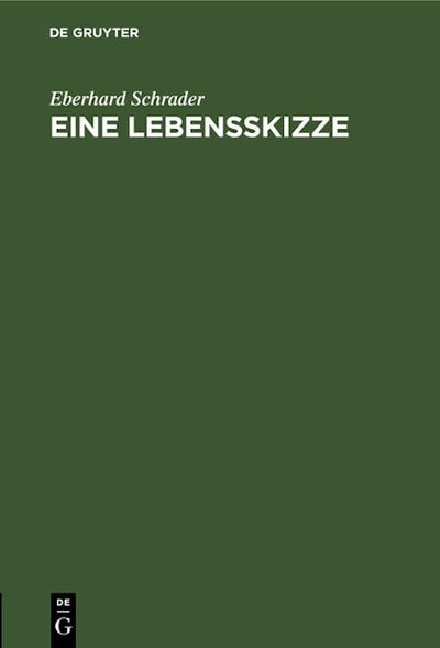 Eine Lebensskizze