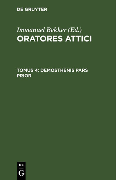 Demosthenis pars prior