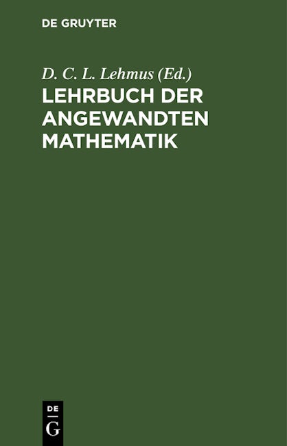 Lehrbuch der angewandten Mathematik