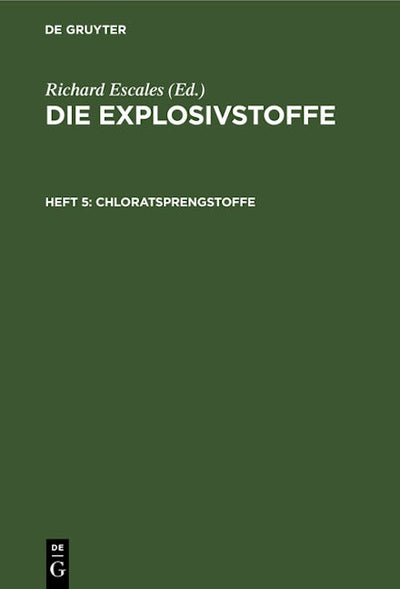 Chloratsprengstoffe