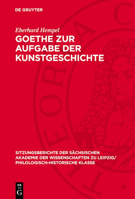 Goethe zur Aufgabe der Kunstgeschichte