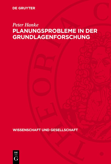 Book cover image for Planungsprobleme in der Grundlagenforschung ISBN: 9783112702802