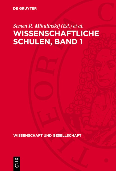 Book cover image for Wissenschaftliche Schulen, Band 1 ISBN: 9783112702826