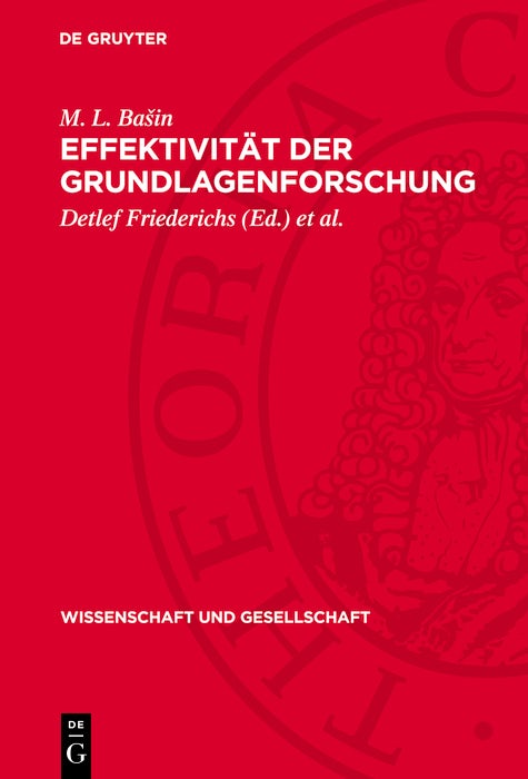 Cover image for Effektivität der Grundlagenforschung, isbn: 9783112702901