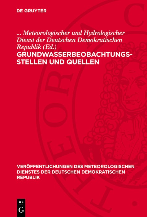 Cover image for Grundwasserbeobachtungsstellen und Quellen, isbn: 9783112704004