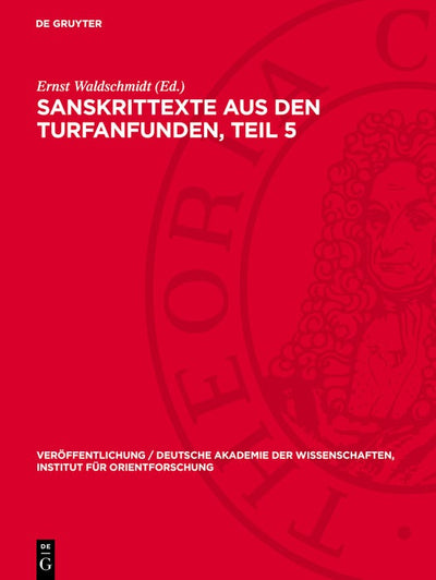 Cover image for Sanskrittexte aus den Turfanfunden, Teil 5, isbn: 9783112704387