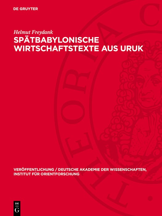 Cover image for Spätbabylonische Wirtschaftstexte aus Uruk, isbn: 9783112704608