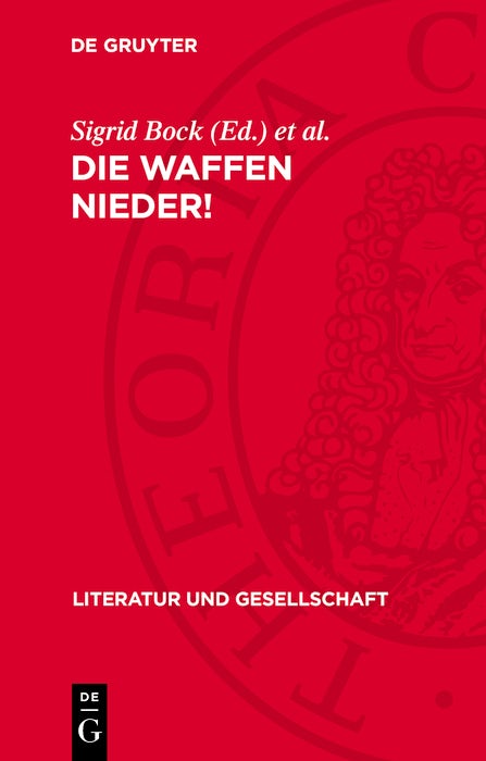 Cover image for Die Waffen nieder!, isbn: 9783112705360