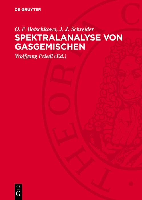 Cover image for Spektralanalyse von Gasgemischen, isbn: 9783112705605
