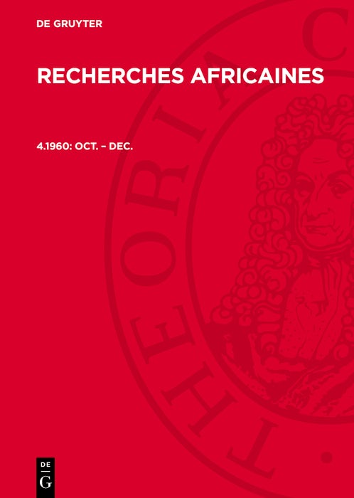 Cover image for oct. – dec., isbn: 9783112706022