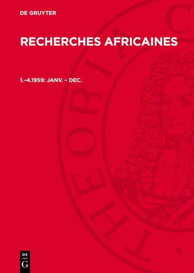 Cover image for Janv. – Dec., isbn: 9783112706046