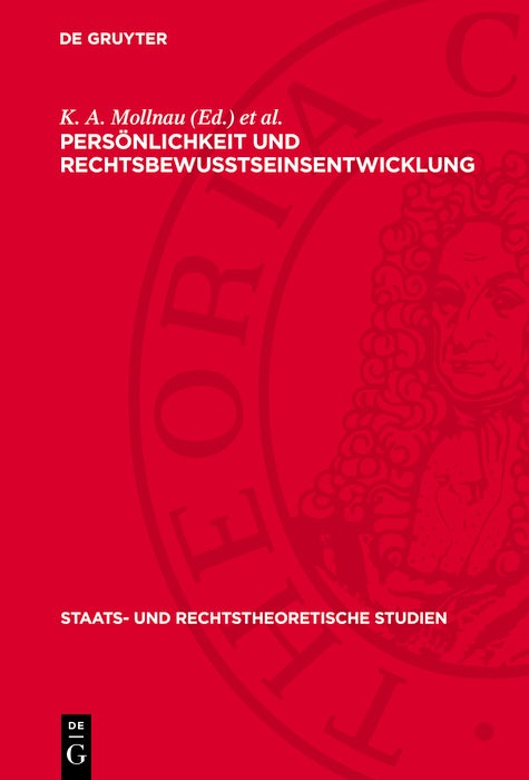 Cover image for Persönlichkeit und Rechtsbewußtseinsentwicklung, isbn: 9783112706329