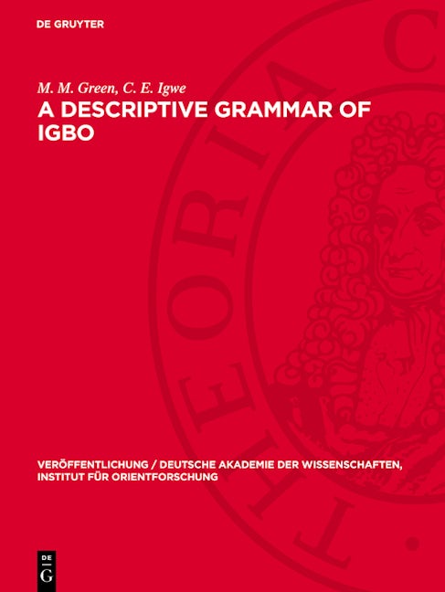 A Descriptive Grammar of Igbo