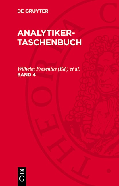Book cover image for Analytiker-Taschenbuch. Band 4 ISBN: 9783112708224