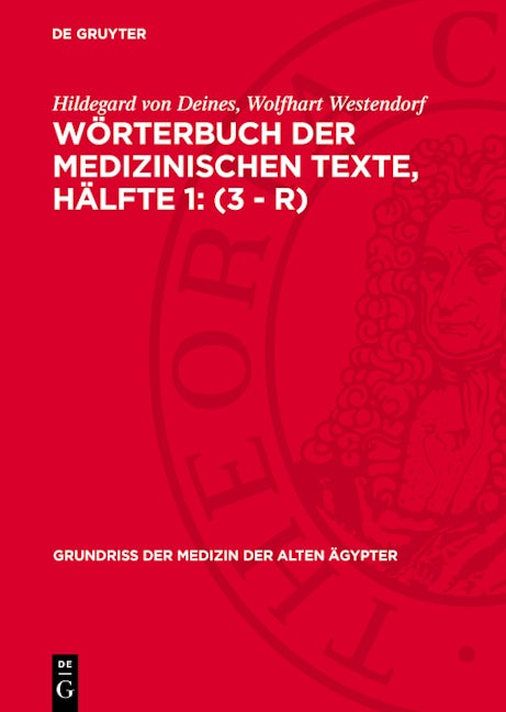 Wörterbuch der medizinischen Texte, Hälfte 1: (3 - r)