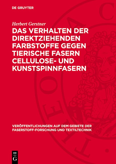 Das Verhalten der direktziehenden Farbstoffe gegen tierische Fasern Cellulose- und Kunstspinnfasern