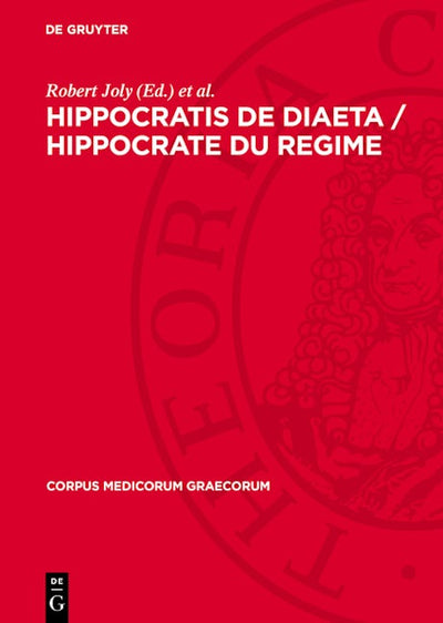 Hippocratis De Diaeta / Hippocrate Du regime