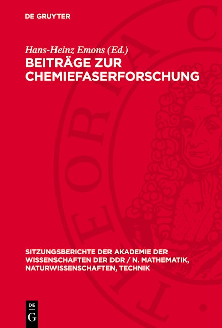 Beiträge zur Chemiefaserforschung