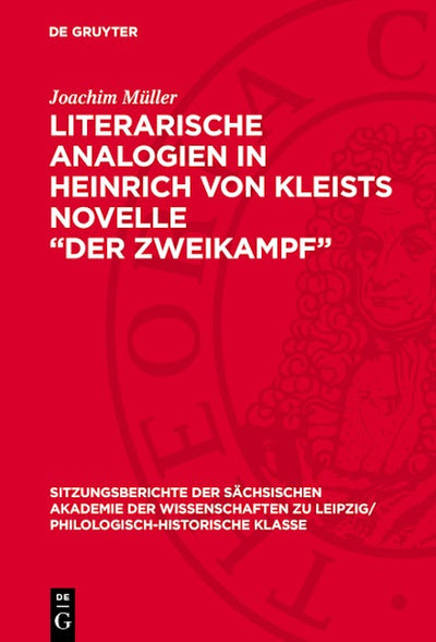Literarische Analogien in Heinrich von Kleists Novelle „Der Zweikampf“