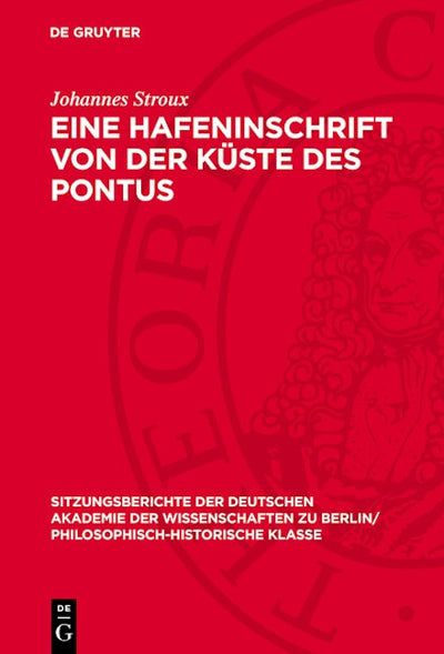 Eine Hafeninschrift von der Küste des Pontus