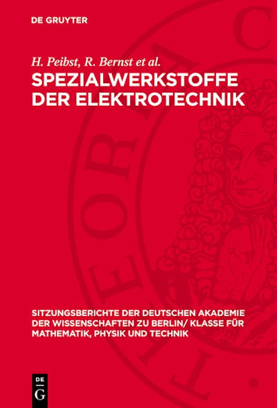 Spezialwerkstoffe der Elektrotechnik