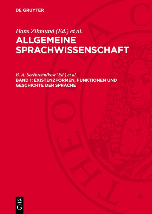 Cover image for Existenzformen, Funktionen und Geschichte der Sprache, isbn: 9783112728468