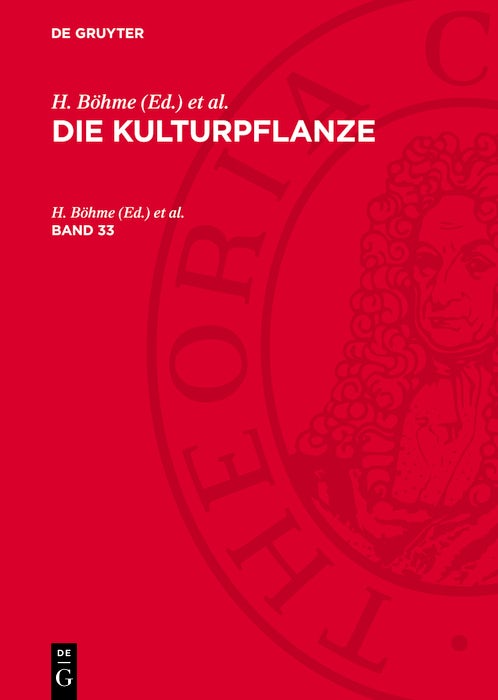 Cover image for Die Kulturpflanze. Band 33, isbn: 9783112730003